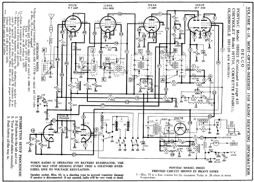 Delco 988823 Pontiac; United Motors (ID = 137141) Car Radio