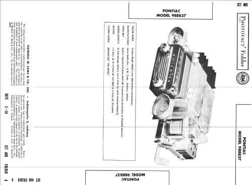 Delco 988837 Pontiac; United Motors (ID = 2617689) Car Radio