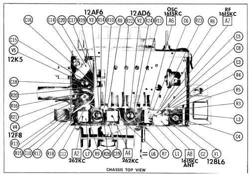 Delco AC-2906 Studebaker-Packard; United Motors (ID = 787964) Car Radio