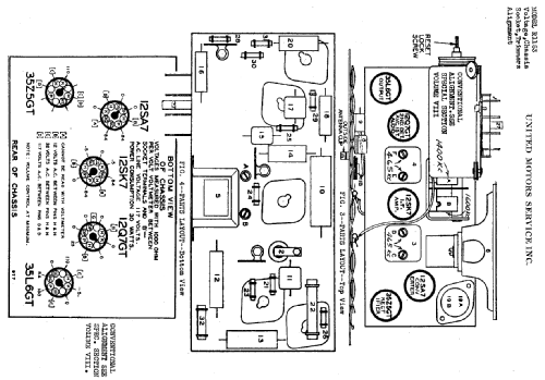 Delco R1153; United Motors (ID = 781822) Radio