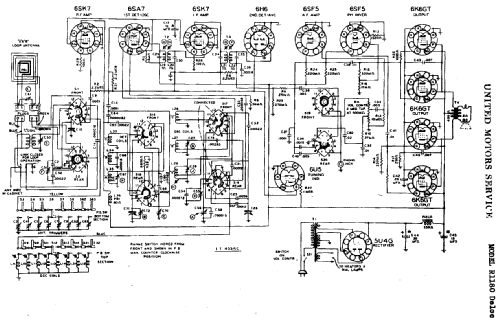 Delco R1180; United Motors (ID = 782149) Radio