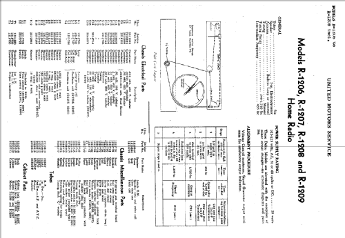 Delco R1209; United Motors (ID = 782309) Radio