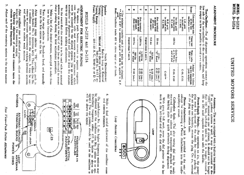 Delco R-1212; United Motors (ID = 782328) Radio