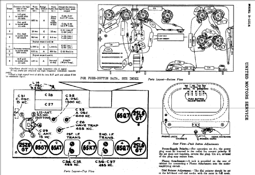 Delco R-1214; United Motors (ID = 782332) Radio