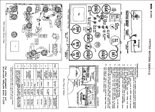 Delco R1221; United Motors (ID = 782608) Radio