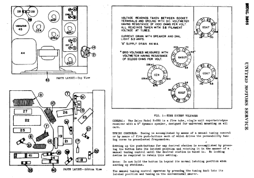 Delco R685; United Motors (ID = 779982) Car Radio