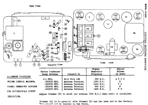 Delco R698; United Motors (ID = 780433) Car Radio