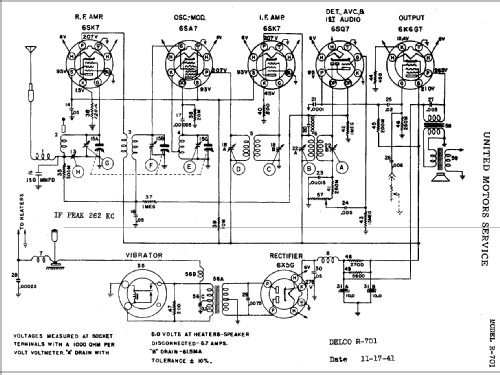 Delco R701; United Motors (ID = 780438) Car Radio