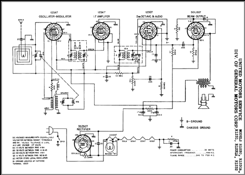 Delco R-1230; United Motors (ID = 411576) Radio