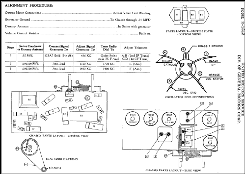 Delco R-1242 ; United Motors (ID = 311009) Radio