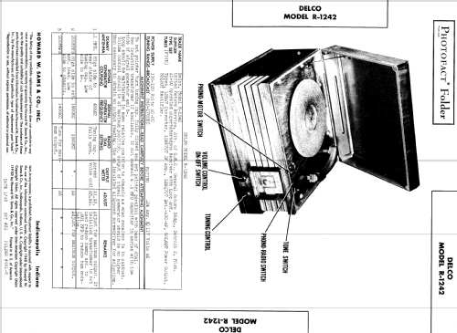 Delco R-1242 ; United Motors (ID = 583315) Radio