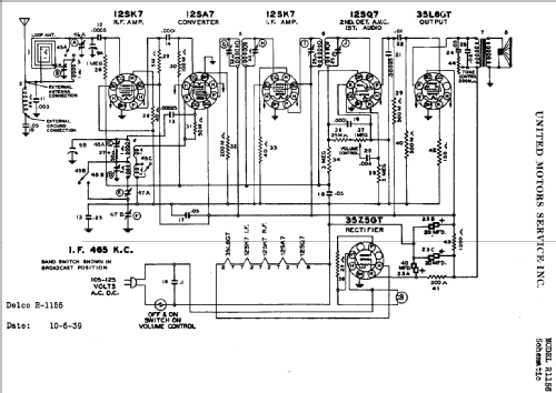 R1156; United Motors (ID = 783717) Radio