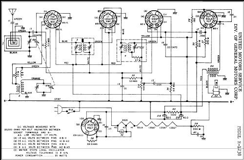 Delco R-1238; United Motors (ID = 310992) Radio