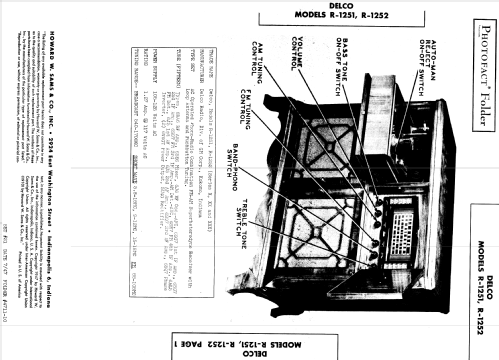 R-1252 ; United Motors (ID = 852699) Radio