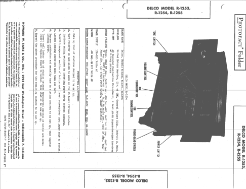 R-1253 ; United Motors (ID = 1408484) Radio