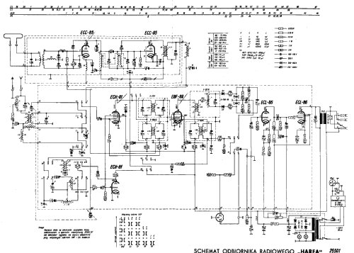 Harfa DML-353; Unitra DIORA - (ID = 1424370) Radio