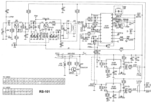 FM Stereo RS101; Unitra-Rzeszów, (ID = 2126409) Radio