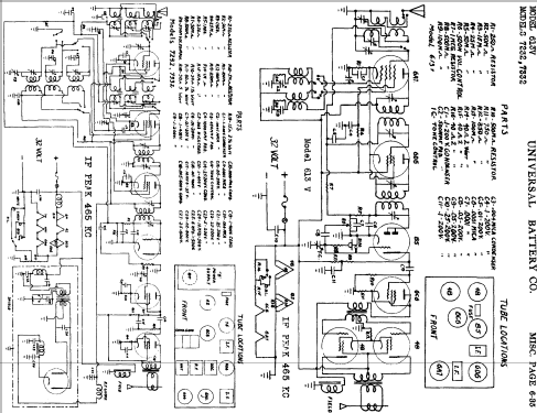 613V ; Universal Battery Co (ID = 448459) Radio