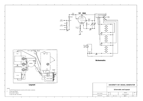 Unikit RF Oscillator OK1; University / (ID = 2355519) Equipment