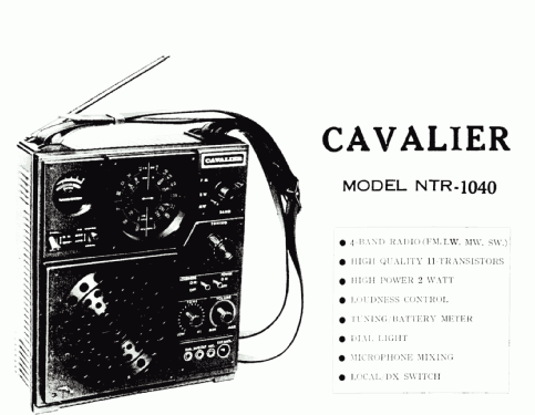 Cavalier NTR1040; Unknown - CUSTOM (ID = 373480) Radio