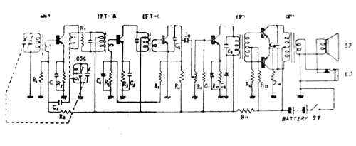 6 TR Transistor TW-66 ; Commodore Import (ID = 866588) Radio