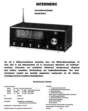 Intermerc FET Solid State HAM-2; Unknown - CUSTOM (ID = 2863328) Amateur-R