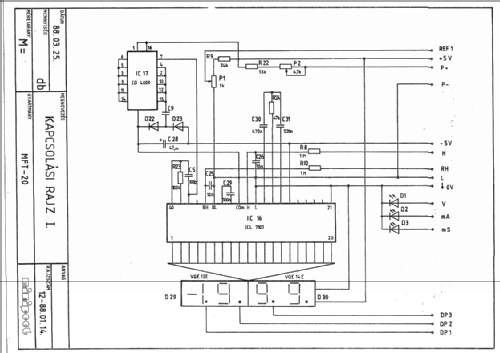 Transistor Tester MFT-20; Minipool IKSZ; (ID = 2679401) Equipment