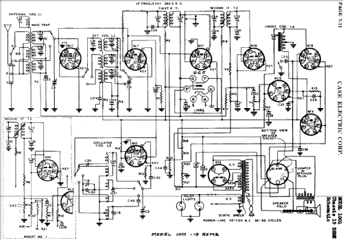 Case 1001 Ch= 19 RSME; Apex Electric, Pool; (ID = 479815) Radio