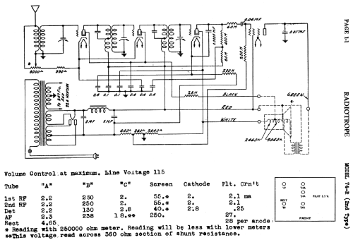 Radiotrope 74R ; Apex Electric, Pool; (ID = 413417) Radio