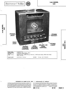 160 ; V-M VM Voice of (ID = 3116922) Ampl/Mixer