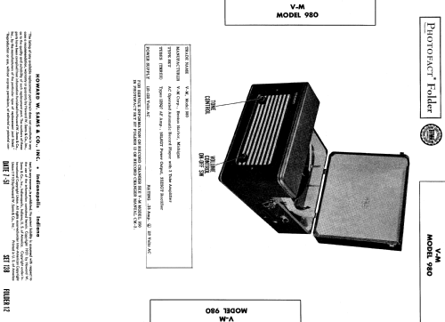 980 ; V-M VM Voice of (ID = 573884) Sonido-V