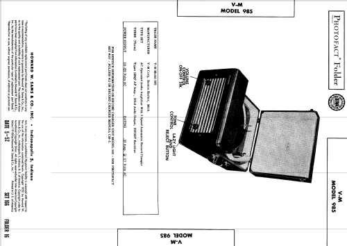 985 ; V-M VM Voice of (ID = 573889) Sonido-V