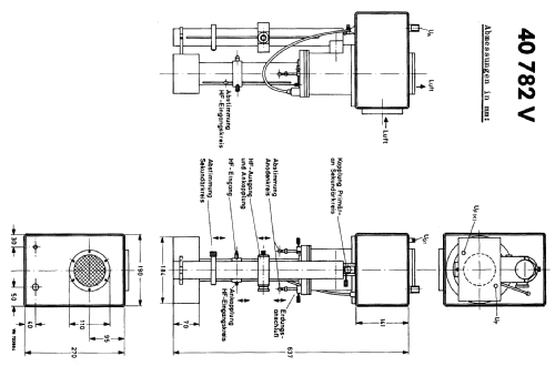 Breitbandverstärker 40782V; Valvo GmbH, (ID = 224124) RF-Ampl.