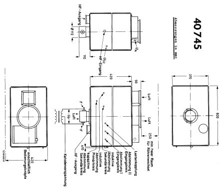 Breitbandverstärker 40745; Valvo GmbH, (ID = 219468) RF-Ampl.