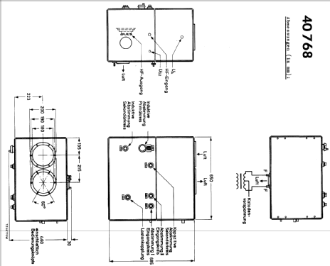 Breitbandverstärker 40768; Valvo GmbH, (ID = 224020) RF-Ampl.