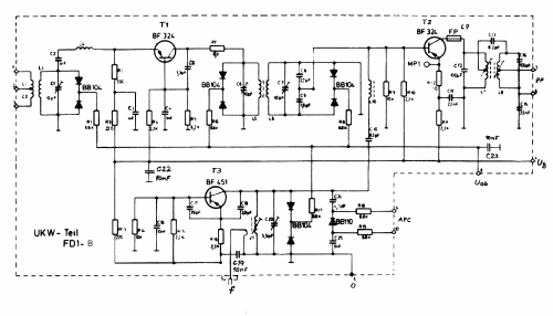 FM-Tuner FD1B; Valvo GmbH, (ID = 652671) mod-past25