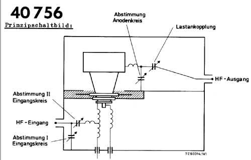 Verstärkereinheit 40756; Valvo GmbH, (ID = 223434) RF-Ampl.