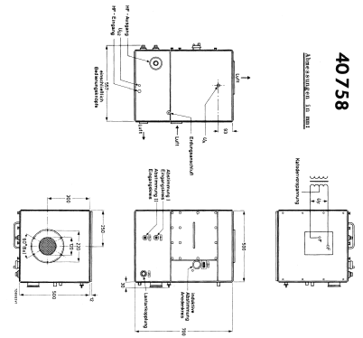 Verstärkereinheit 40758; Valvo GmbH, (ID = 223949) RF-Ampl.