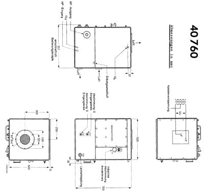 Verstärkereinheit 40760; Valvo GmbH, (ID = 223977) RF-Ampl.