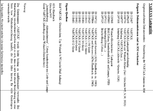 VARTAX Wehnelt 1/2 WI; AFA; Hagen (ID = 416927) Power-S