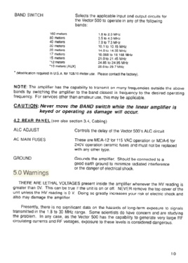 Vector 500 811A, HF Linear Amplifier; Vectronics (ID = 2997338) RF-Ampl.