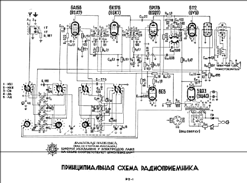 Схема радиоприемника балтика 52