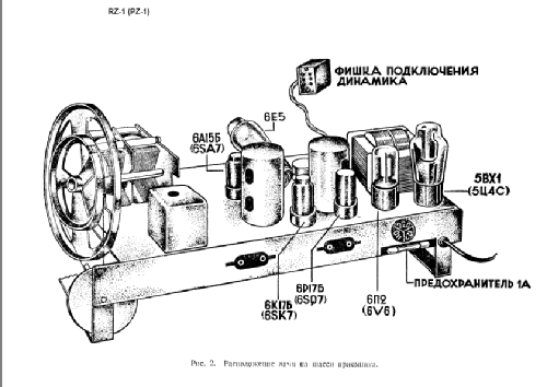 VEF RZ-1 {ВЭФ РЗ-1}; VEF Radio Works (ID = 1049099) Radio