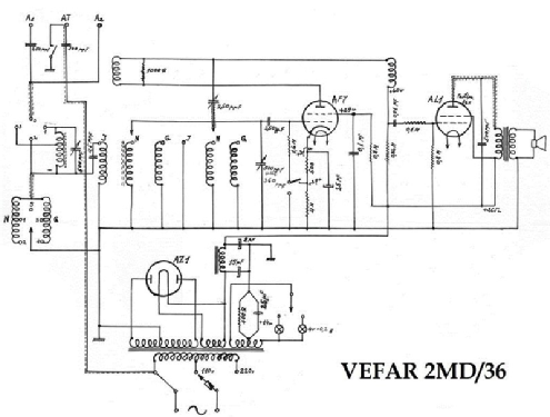 Vefar 2MD/36; VEF Radio Works (ID = 2117685) Radio