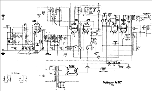 Vefsuper M517; VEF Radio Works (ID = 254767) Radio