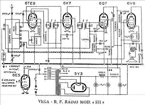 551; Vega, BP Radio, (ID = 402147) Radio