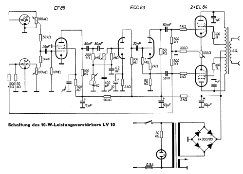 LV10; Verstärkertechnik (ID = 1435504) Ampl/Mixer