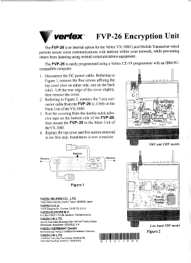 Encryption Unit FVP-26; Vertex Standard Co. (ID = 2892421) Misc