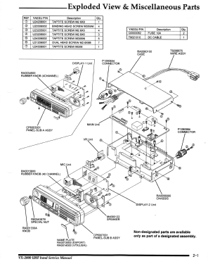 UHF Transceiver VX-2000U; Vertex Standard Co. (ID = 2882058) Commercial TRX