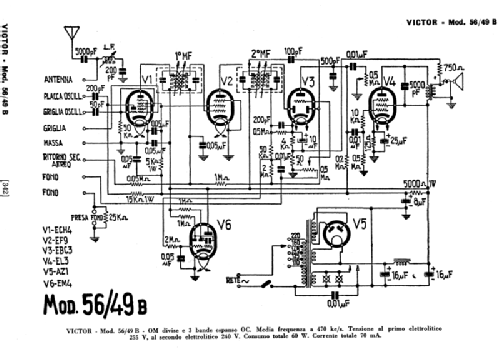 56-49B; Victor Erre Erre S.r (ID = 1181106) Radio